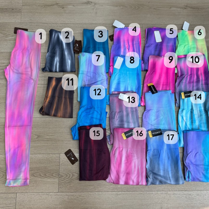 CALZA MULTICOLOR FRUNCE