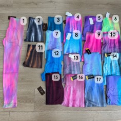 CALZA MULTICOLOR FRUNCE