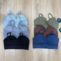 TOP TIRA FINA VICBLACK PRELAVADO