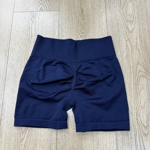 SHORT FRUNCE AZUL