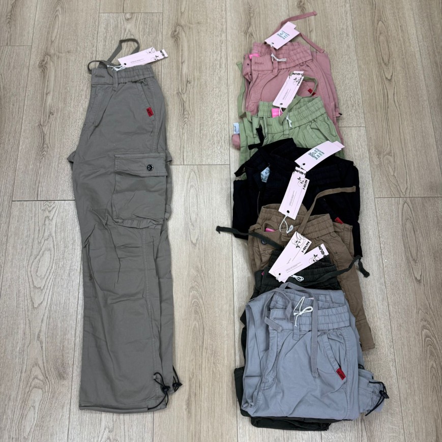 PANTALON GABARDINA CARGO FREE