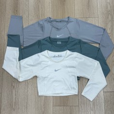 CROP MANGAS LARGAS LYCRA