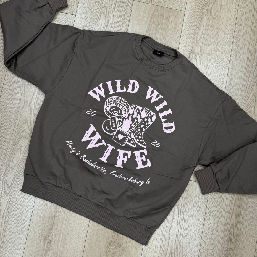 BUZO WILD WILD CUELLO REDONDO FRIZA