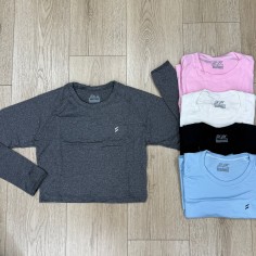 CROP TERMICO MANGAS LARGAS