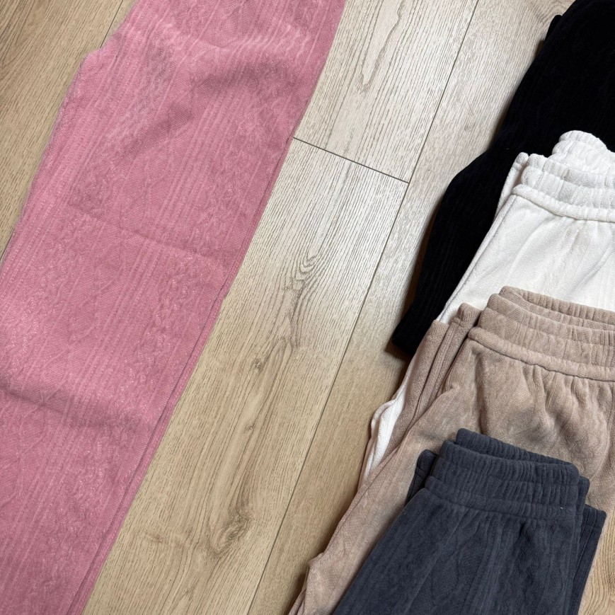 PANTALON CORDERITO ADENTRO TEXTURA