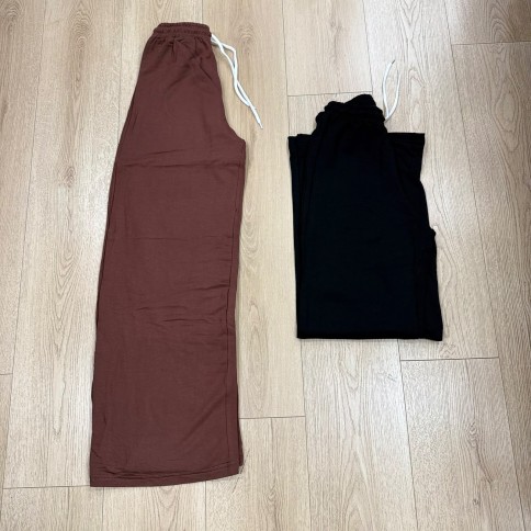 PANTALON ALGODON FINO CON FRIZA