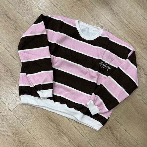BUZO MARRON ROSA