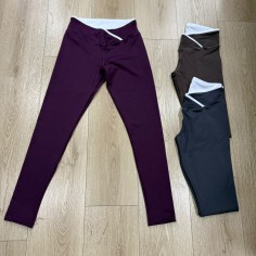 CALZA LYCRA CINTURA CRUZADA