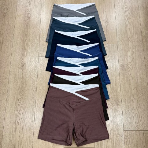 SHORT MORLEY CINTURA CRUZADA BLANCA