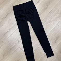 CALZA SEAMLESS NEGRA C FRUNCE
