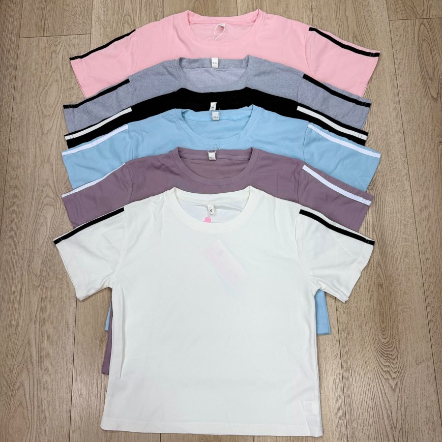 REMERA PIQUE DOBLE RAYA