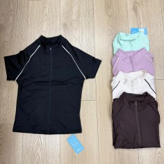 REMERA CIERRE TELA DURAZNO