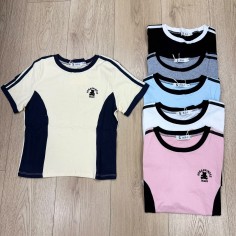 REMERA OSITO RAYA MANGAS
