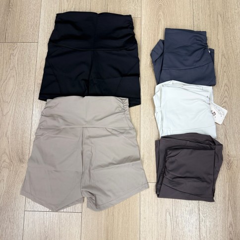 SHORT ARRUCHADO CINTURA