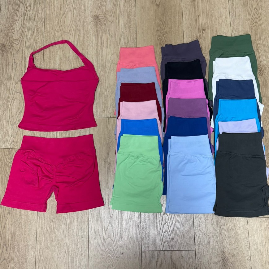 SHORT SET HALTER