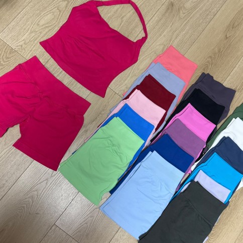 SHORT SET HALTER
